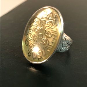 Sundance Catalogue Sterling Lemon Quartz Ring